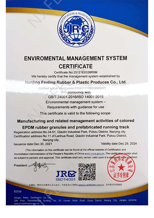 ISO 14001 Certificates