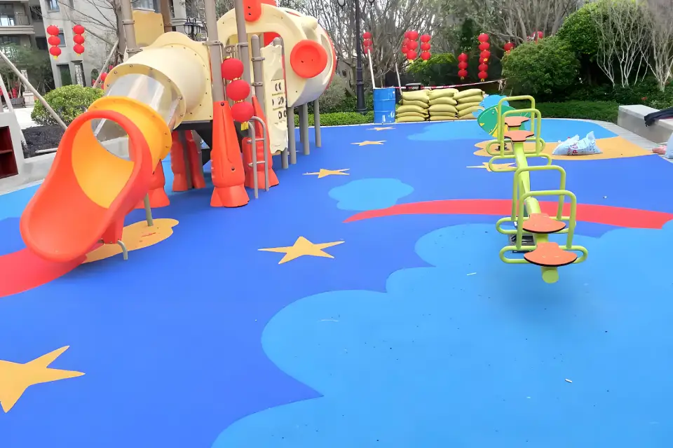 Kaj so EPDM gumene granule 11 Izlite gumijaste površine za igrišča