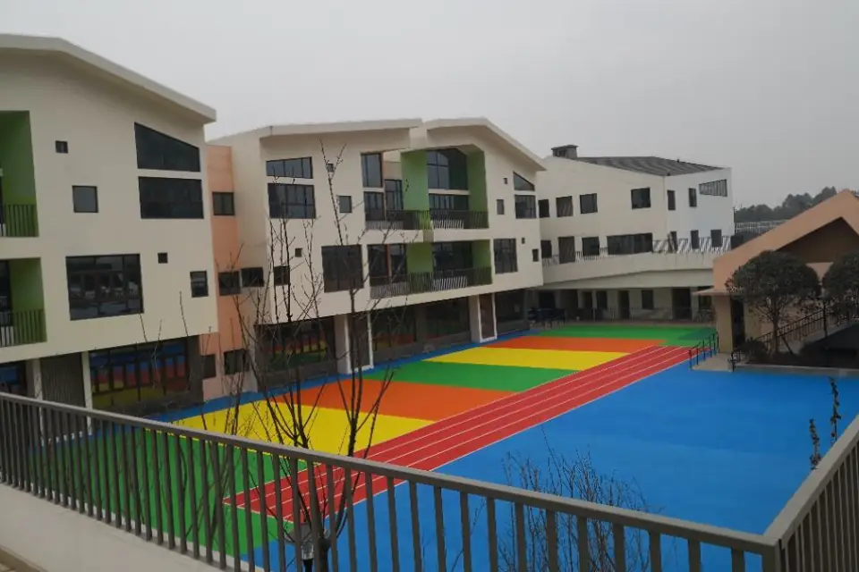 How Much Does a Rubber Running Track Cost 9 Kindergartens EPDM Rubber Floor